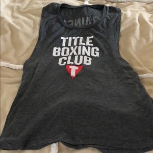 Title boxing club trainer shirt